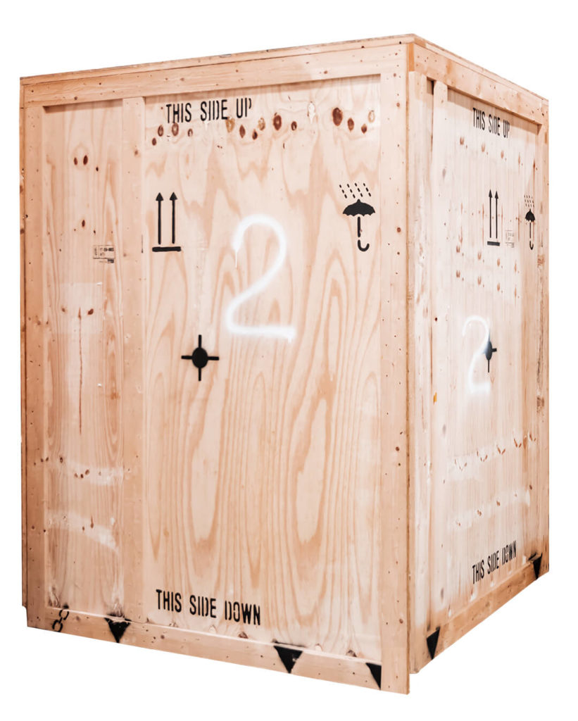 wooden crate