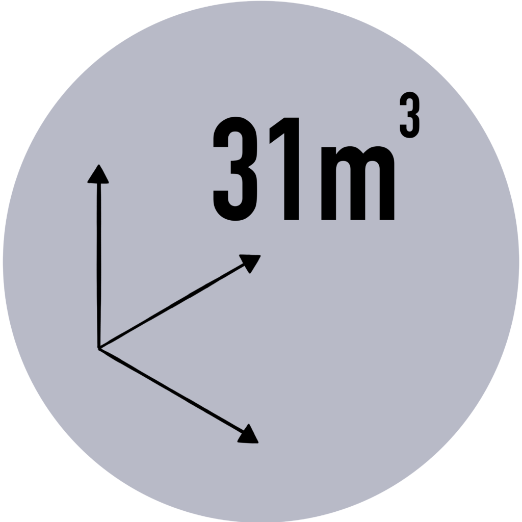 Container storage unit space
31 meters squared